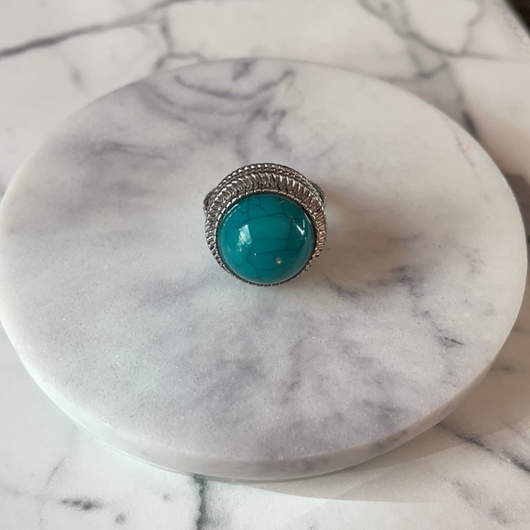 Turquoise & Black Stone Ring Bundle - Picture 15 of 17